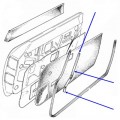 Door to Windshield Seal,620403