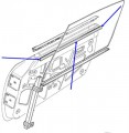 Seal Inner Window Scraper,612806