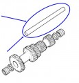 Layshaft Spitfire 71-80, Midget 1500, TR7 4-spd,144595