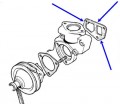 Water Pump Housing to Cyl Gasket,138702