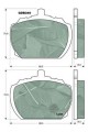 Ceramic Front brake pads TR8