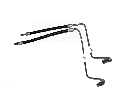Triumph TR8 power steering lines. High and low pressure