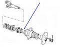 Spacer Collapsible TR4A IRS, TR6,138272