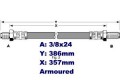 Brake Hose Spit 62-80 Front OE